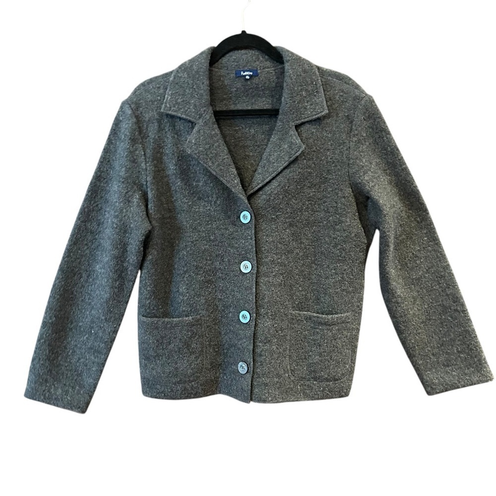 Boiled Wool Blazer/Cardigan